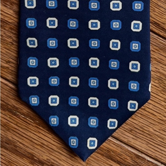 Brooks Brothers 346 Blue 100% Silk Tie - Picture 1 of 4